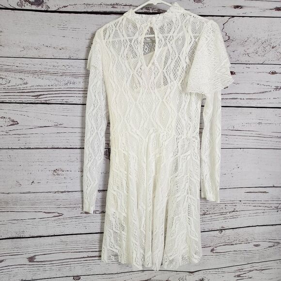 Free People White Rock Candy Lace Dress Small NWT - Picture 3 of 7